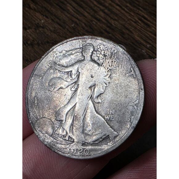 1920 S Walking Liberty Half Dollar Scarce Semi Key Date Silver Walker Coin 3 - Picture 16 of 16